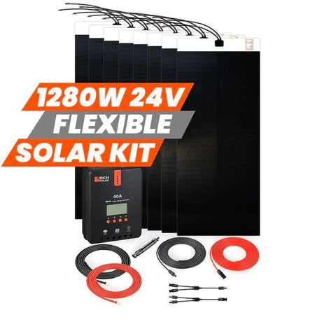 Rich Solar 1280 Watt Flexible Solar Kit - RS-1280 Watt Flexible Solar Kit - Avanquil