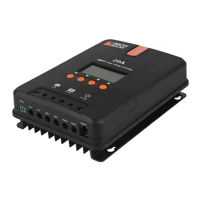 Rich Solar 20 Amp MPPT Solar Charge Controller - RS-MPPT20 - Avanquil