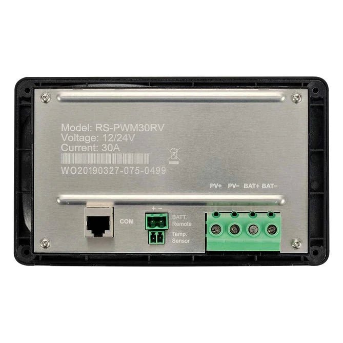Rich Solar 30 Amp Solar Charge Controller Flush Mount - RS-PWM30RV - Avanquil