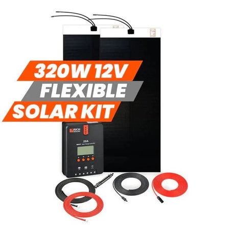 Rich Solar 320 Watt Flexible Solar Kit - RS-320 Watt Flexible Solar Kit - Avanquil