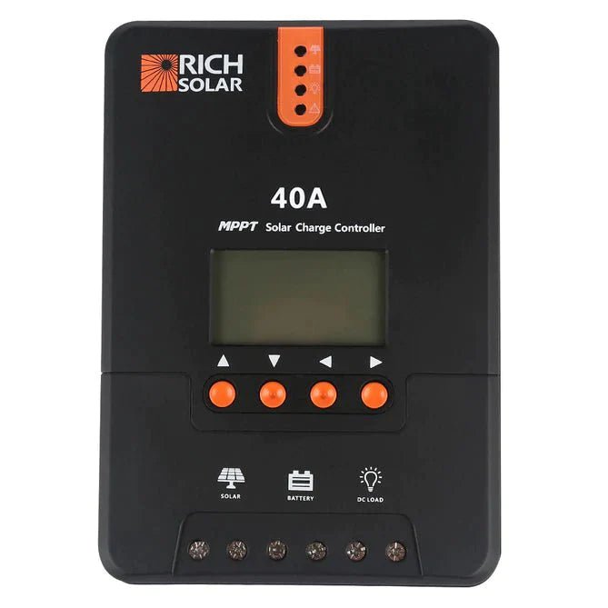 Rich Solar 40 Amp MPPT Solar Charge Controller - RS-MPPT40 - Avanquil