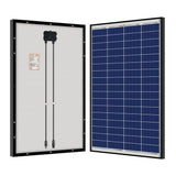 Rich Solar Mega 100 Watt Poly Solar Panel Black Frame - RS-P100B - Avanquil