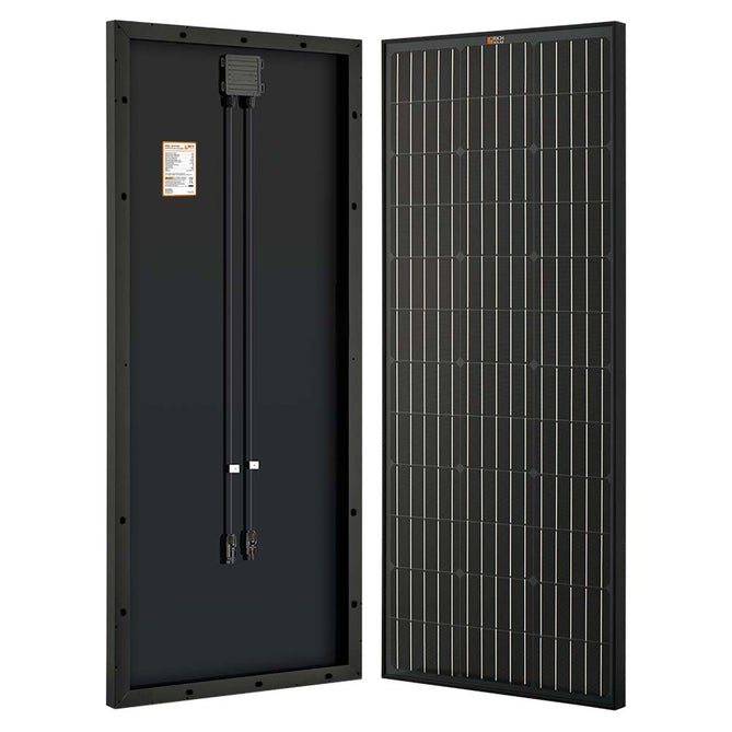 Rich Solar Mega 100 Watt Solar Panel 1000V DC - IP 65 or IP 67 - Black - RS-M100B - Avanquil