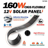 Rich Solar Mega 160 Watt CIGS Flexible Solar Panel - RS-F160C - Avanquil