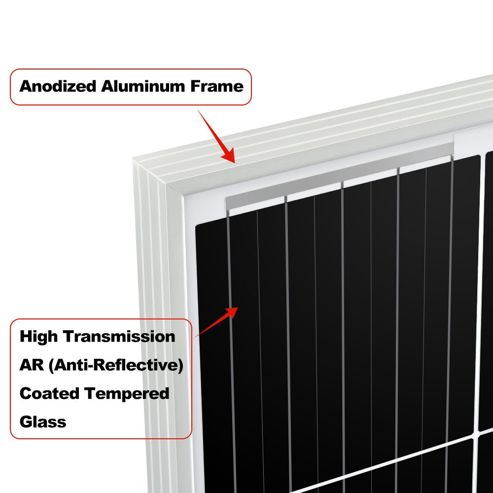 Rich Solar Mega 200 Watt Solar Panel - Anti-Reflective - RS-M200 - Avanquil