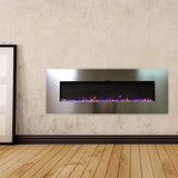Touchstone AudioFlare 80024 Stainless 50" Recessed Electric Fireplace - TS-80024 - Avanquil