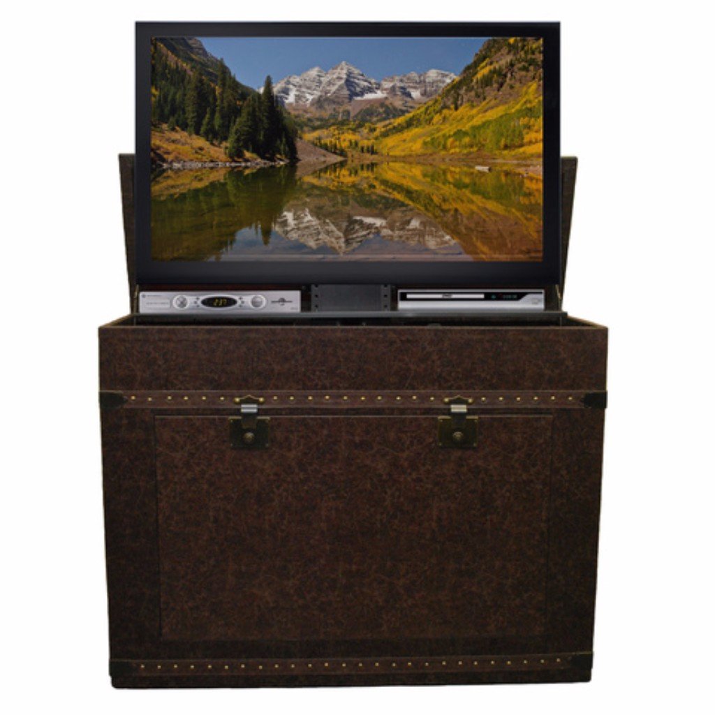 Touchstone The Elevate 72007 Vintage Trunk TV Lift Cabinet for 46" Flat screen TVs - TS-72007 - Avanquil