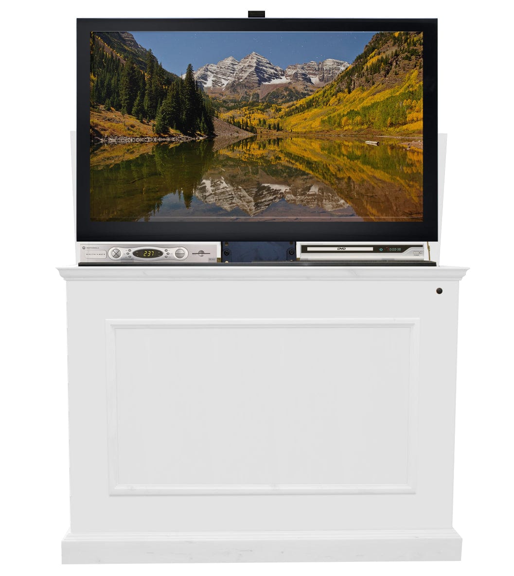 Touchstone The Elevate 72015 White TV Lift Cabinet for 50" Flat screen TVs - TS-72015 - Avanquil
