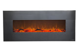 Touchstone The Onyx Stainless 80026 50" Wall Mounted Electric Fireplace - TS-80026 - Avanquil