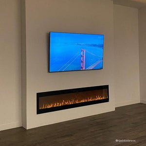 Touchstone The Sideline 100 80032 100" Recessed Electric Fireplace - TS-80032 - Avanquil