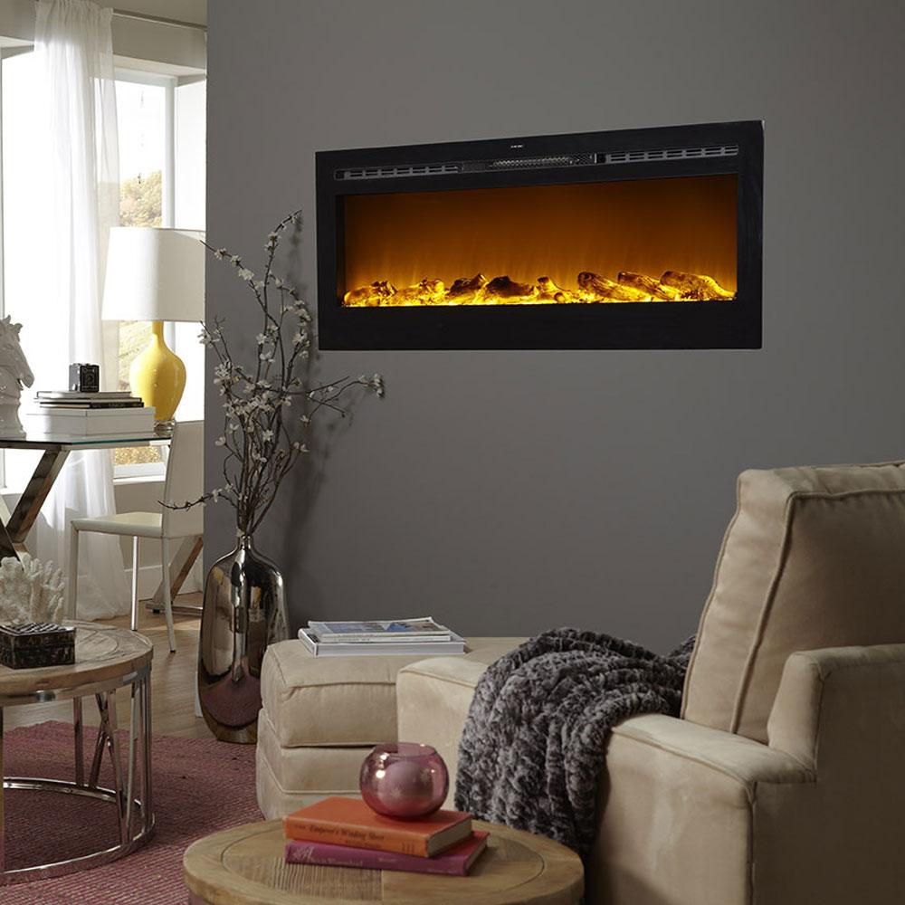 Touchstone The Sideline 50 80004 50" Recessed Electric Fireplace - TS-80004 - Avanquil