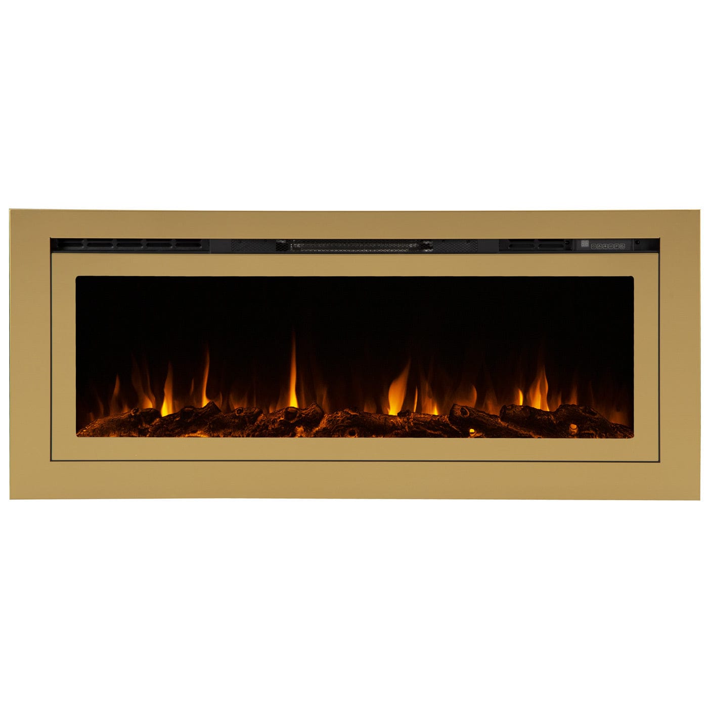 Touchstone The Sideline Deluxe Gold 50" 86275 Recessed Smart Electric Fireplace - TS-86275 - Avanquil