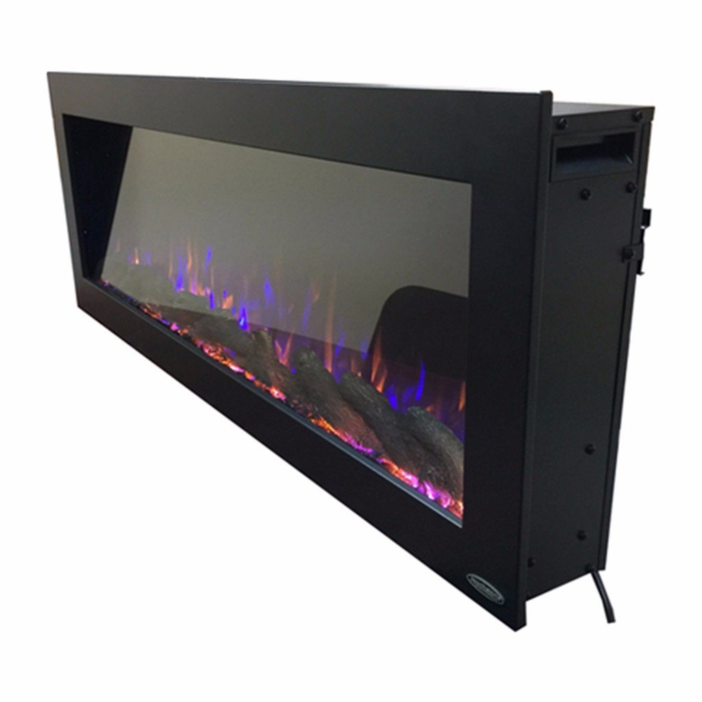 Touchstone The Sideline Outdoor/Indoor 80017 50" Recessed/Wall Mounted Electric Fireplace (No Heat) - TS-80017 - Avanquil