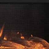 Touchstone The Sideline Steel Mesh Screen Non Reflective 80047 60" Recessed Electric Fireplace - TS-80047 - Avanquil